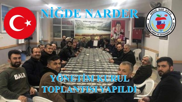 YÖNETİM KURULU TOPLANTISI YAPILDI.