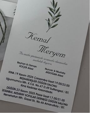 DÜĞÜN MERASİMİNE DAVETLİSİNİZ