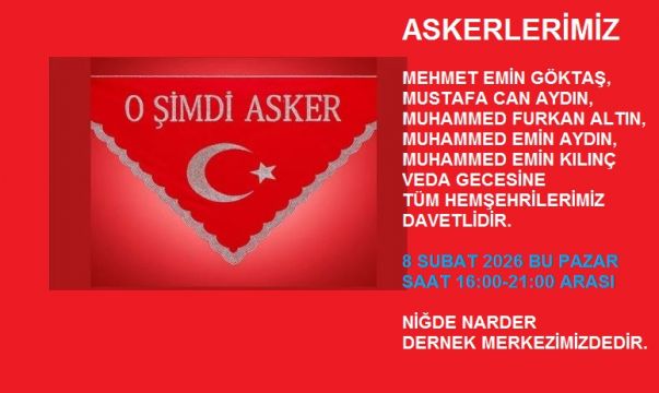O ŞİMDİ ASKER
