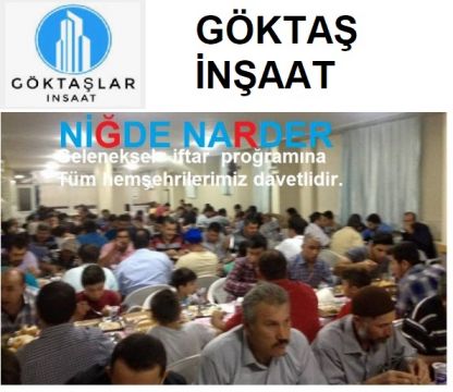 İFTAR PROĞRAMINA DAVETLİSİNİZ